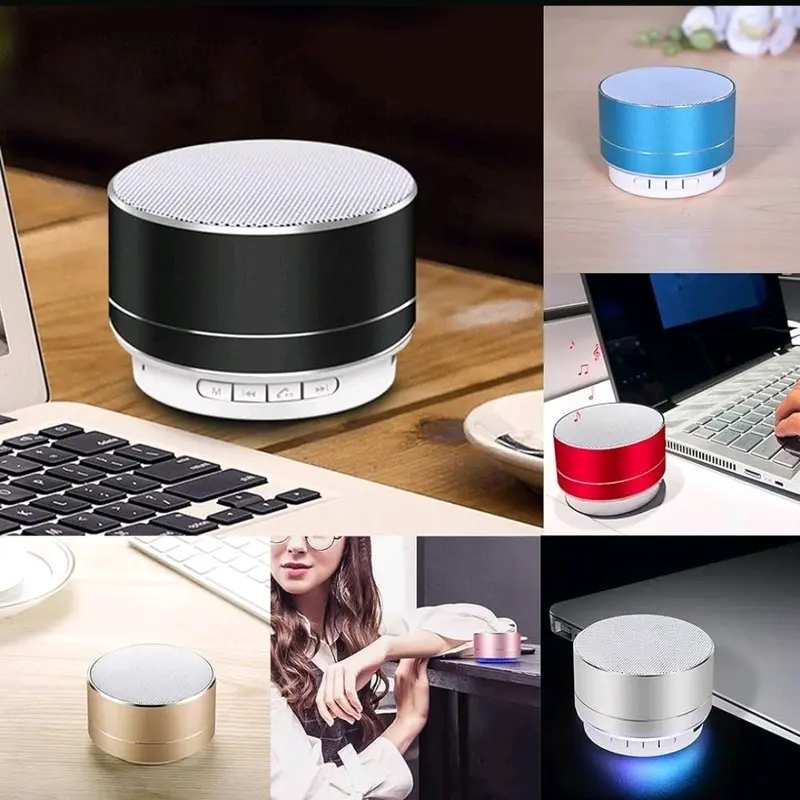 SPEAKER A10 Lampu Led Rainbow BLUETOOTH MUSIK BASS SUARA / SPEAKER WIRELESS SB / MUSIC BOX MP3 PLAYER BLUTUT ELELTRONIK HP AKTIF SPIKER 2