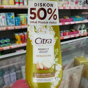 Citra Hand and Body Lotion Perfect UV Bengkoang 2x210ml Diskon 50% Untuk Produk Kedua Bio-Peptide