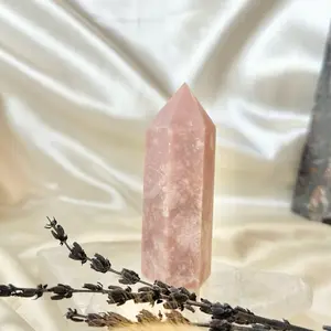 Pink Opal Tower - Healing Crystal - Love, Passion, Calm
