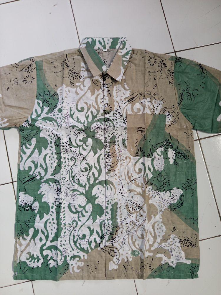 Product Introduction of [BISA COD] HEM BATIK PRIA BAHAN KATUN PRIMA Grade A - MOTIF KEKINIAN Cowok Formal casual Blue Shirts Baju Couple Seragam Kerja Keren 45