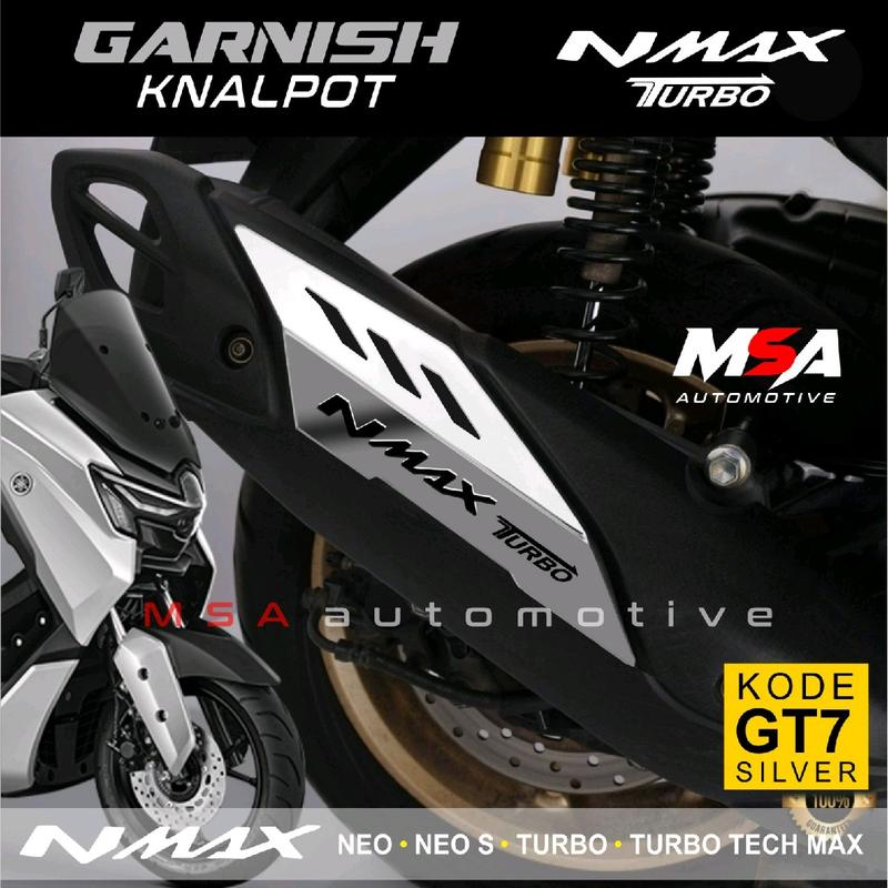 Garnish Cover Knalpot NMAX NEO - NMAX TURBO - NMAX NEO S - NMAX TURBO MAX 2