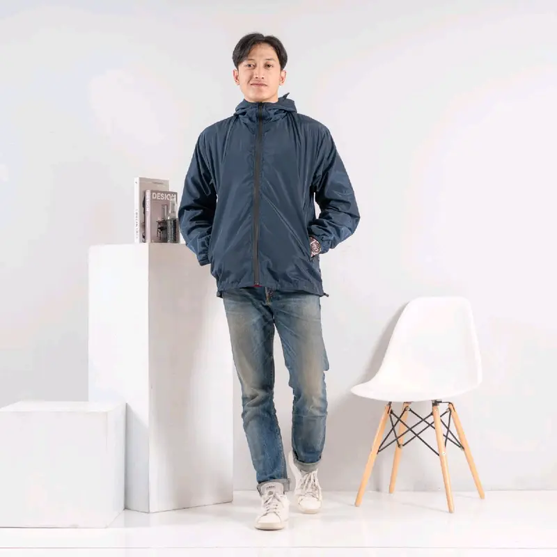 JAKET PERASUT GORPCORE ANORAK CARUMBY Windproof Waterproof Elegant Unisex Outdoorwear 3