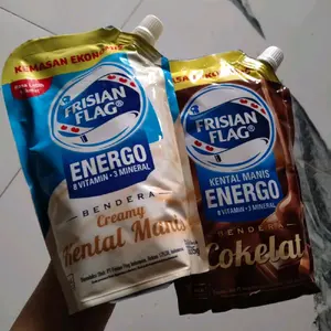 FRISIAN FLAG POUCH 535gr putih & coklat