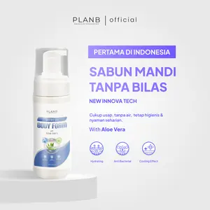 PLAN B - REFRESH BODY CARE | SABUN MANDI TANPA AIR PERTAMA DI INDONESIA  | ANTI BAKTERI | ANTI JAMUR | BODY WASH With Aloevera