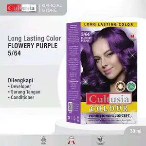 Cultusia Hair Color Flowery Purple 5/64 30 ml | Cat | Pewarna