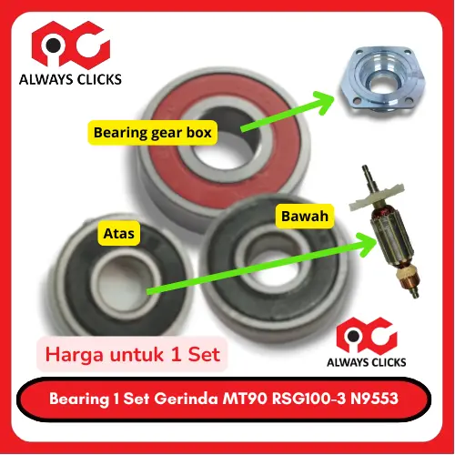 Bearing Gerinda MT 90 MT 91 RSG 100-3 Armature MAKTEK 1