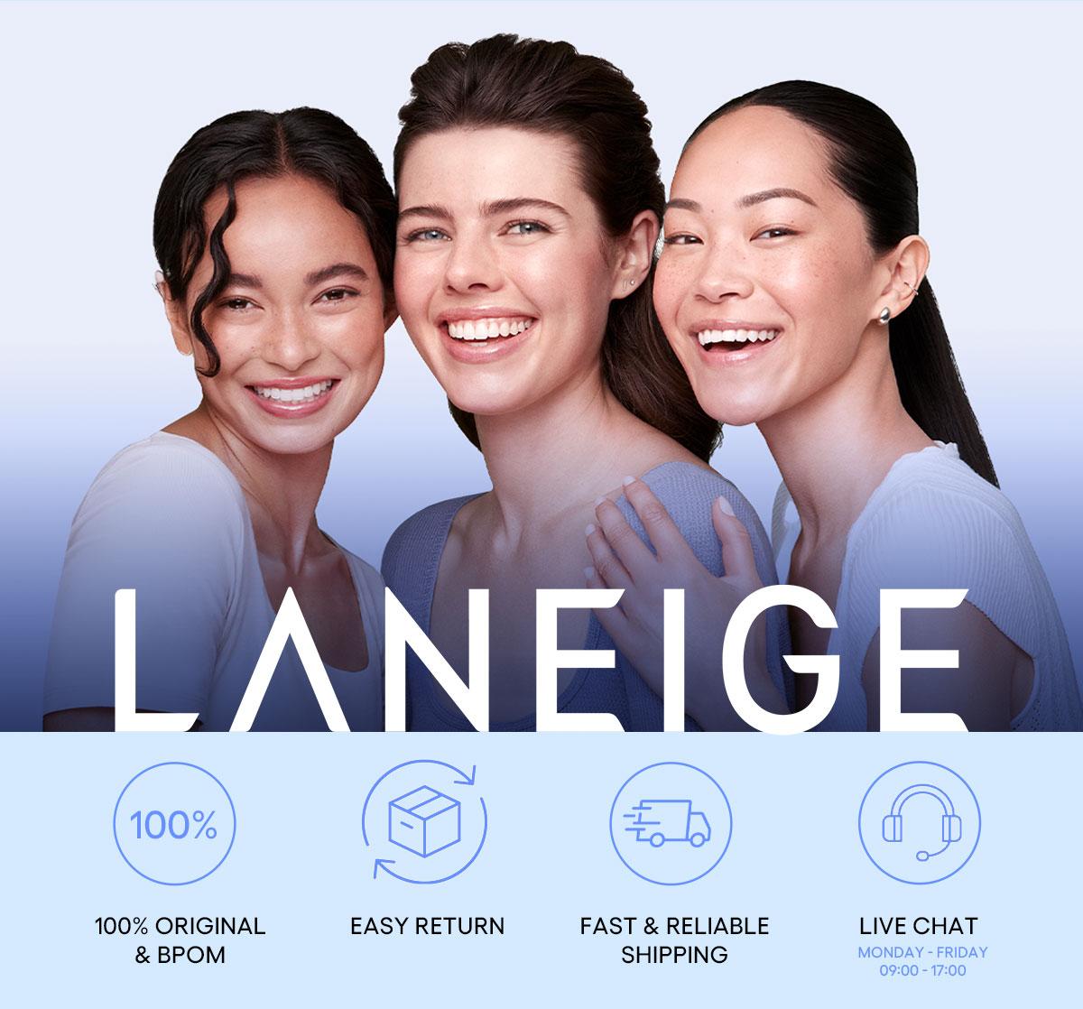 LANEIGE Lip Sleeping Mask Strawberry Shortcake 20g - Masker Bibir Malam, Melembapkan Bibir Kering & Pecah-pecah, Pelembap Bibir