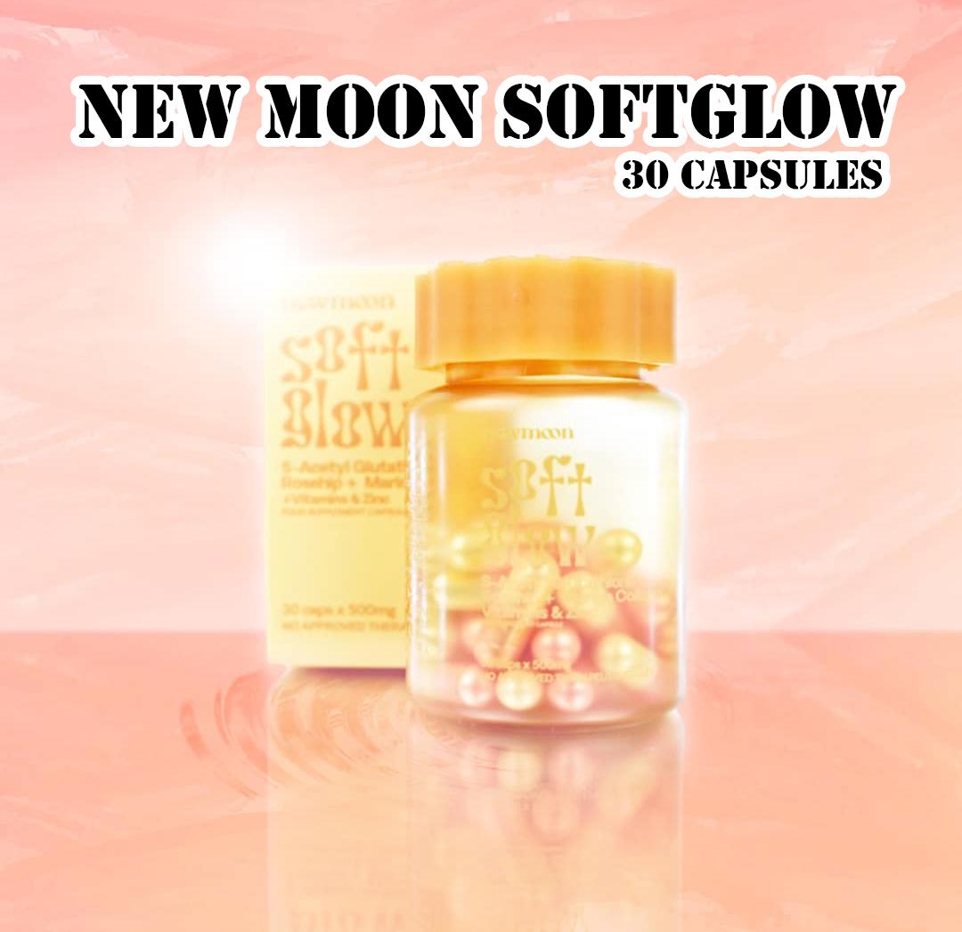 luxxe glutathione New Moon Soft Glow S-Acetyl Glutathione 30 pcs Capsule