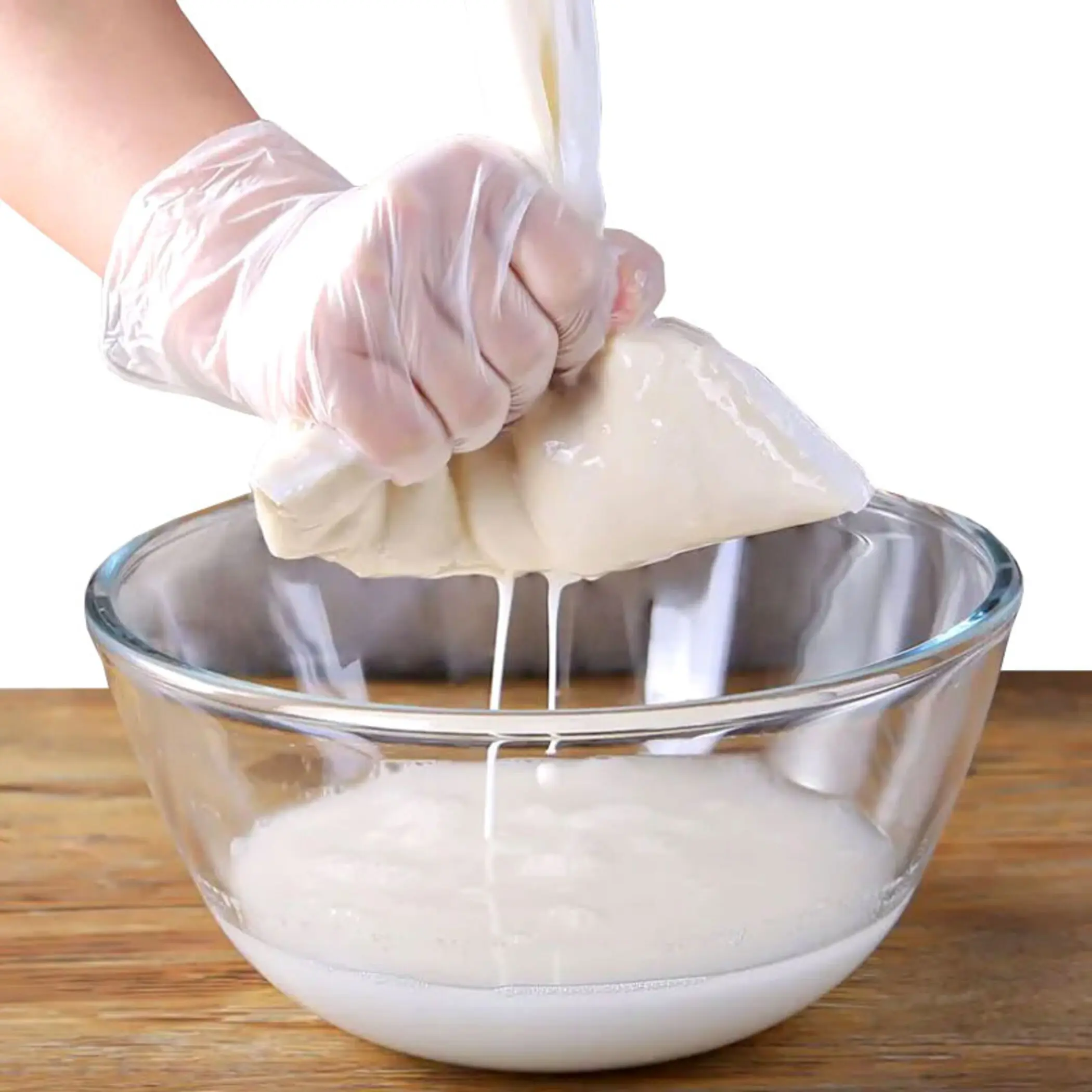 Kain Saringan Tahu Susu Kedelai Jus Buah Kain Peras Saringan Santan Sayuran Kacang Almond Yoghurt Reusable Saringan Kain Nilon Kitchenware Kain Peras