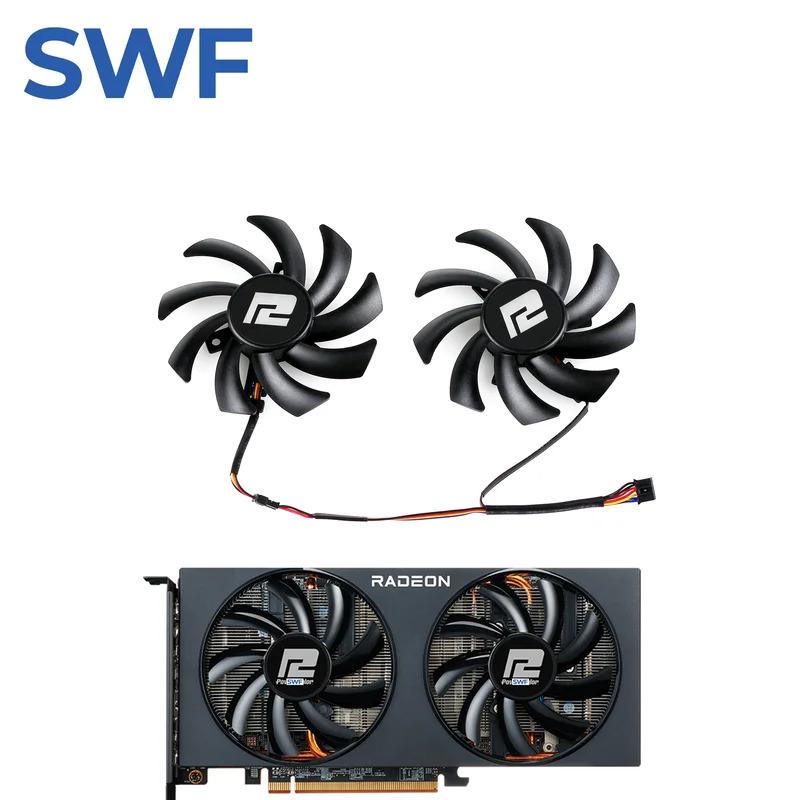 Quạt làm mát 85 mm T129215SU cho PowerColor RX 6700, 6650, 6600 XT, RX 5700,…