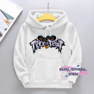 Fashion Anak Jaket Anak Model Grafity Halloween Trik / Sweater Hoodie Anak Laki Laki Usia 2 -12th