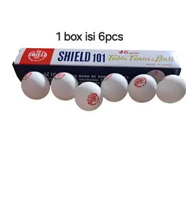 Bola Pingpong / Bola Tenis Meja Shield 40mm isi 6