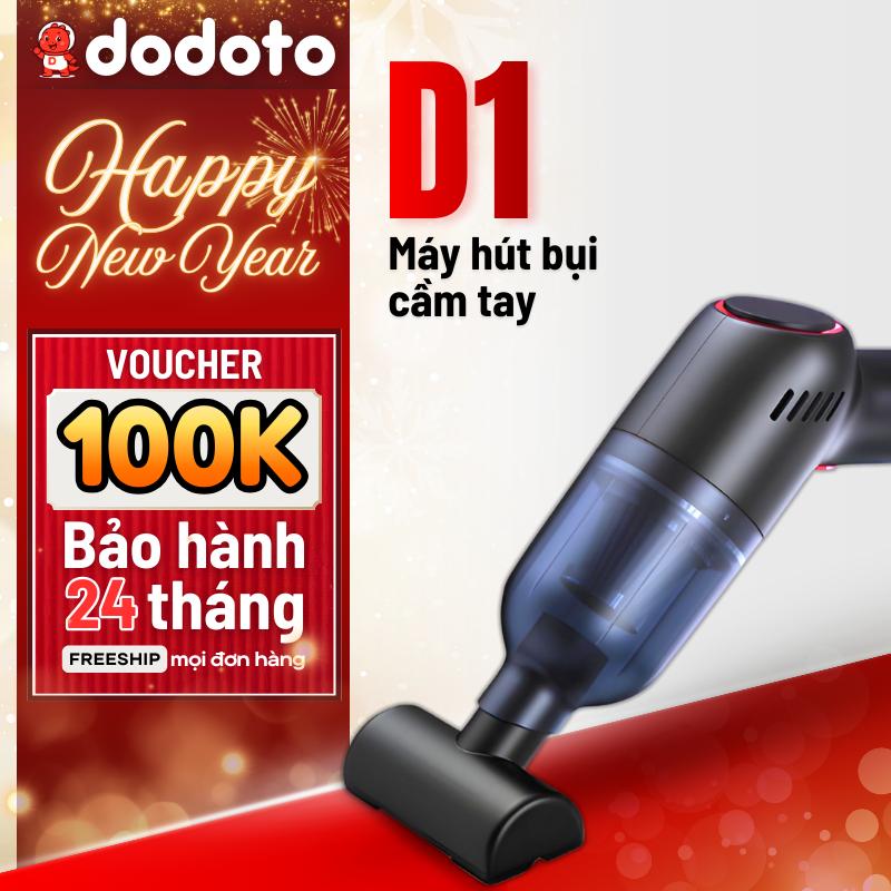  Máy hút bụi cầm tay mini không dây dodoto  Đầy đủ cao cấp  - đa năng gọn nhẹ lực hút mạnh gấp 3 lần 3 lớp lọc bụi dùng cho ô tô gia đình sofa đệm giường nệm bảo hành 24 tháng live 