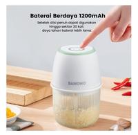 Gambar Samono Mini Chopper Blender Portable Gilingan Mini Bumbu Daging SW-L5 dari utamamegaelectric Kota Tangerang Selatan 3 Tokopedia