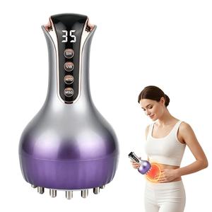 3in1 多機能ボディケア機器 振動＋温熱搭載 セルライトケア・カッサ・スライド吸い玉兼用 携帯式 腕脚お腹用