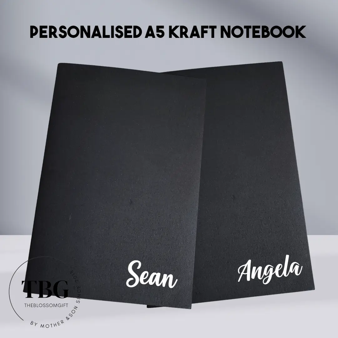 Personalised Kraft Notebook A5 (LINED)