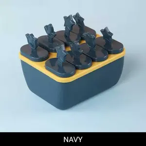 BISA COD H5975 Cetakan ES Murah / Cetakan Es Batu Dengan Tutup / Cetakan Es Krim Stik / Cetakan Es Krim 8 Slot / Es Loli DIY Plastik Cream Kitchenware