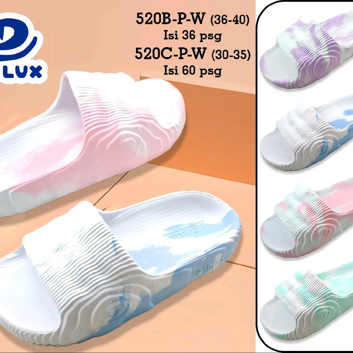 Sandal Dulux 520 PW - Sandal slop unisex - sandal slop terbaru - sandal slop korea