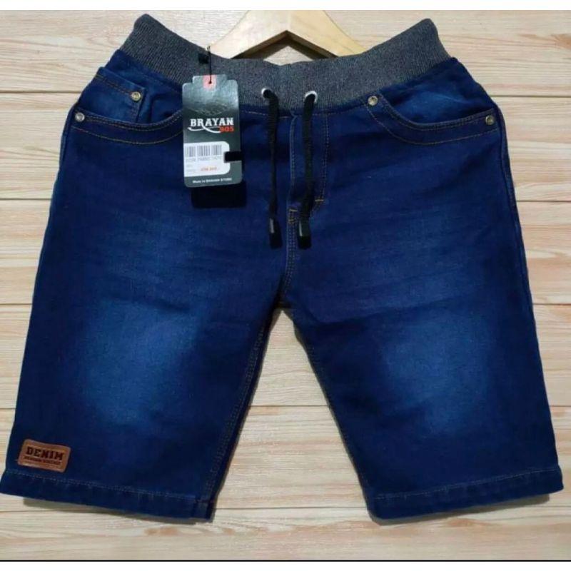 CELANA JIENS PENDEK PRIA JIENS KOLOR RIP PINGGANG KARET Celana pendek jiens pria kolor terlaris (BISA COD) Celana pendek jiens keren pria distro murah 0