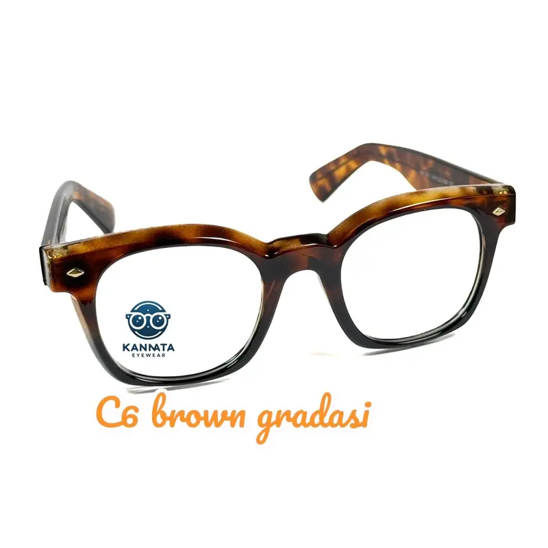 Kacamata bold premium 581-061 bahan asetat model uniseks lensa antiradiasi komputer blueray eyewear frame Glasses Sd 6