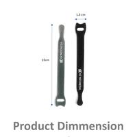 Gambar Knowledge Zenith KZ Cable Strap - Abu-abu dari Knowledge Zenith Store Kota Administrasi Jakarta Barat 3 Tokopedia