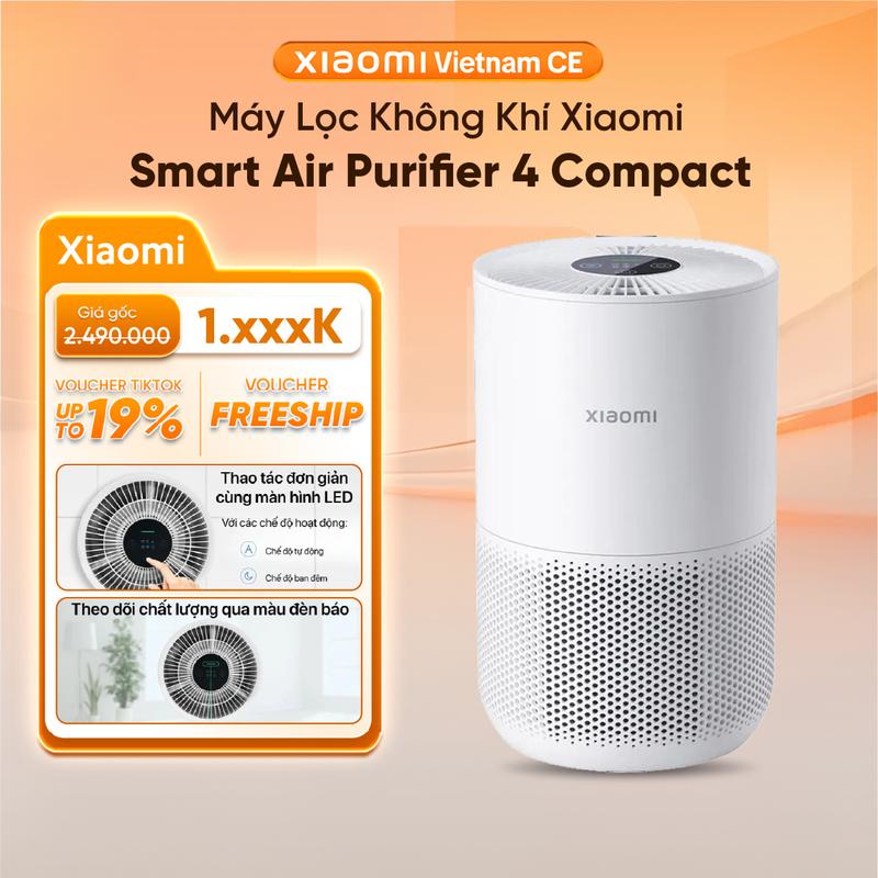 Máy lọc không khí Xiaomi Smart Air Purifier 4 Compact EU BHR5860EU