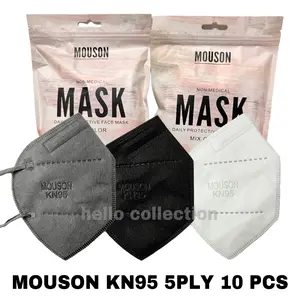Masker KN95 Mouson 5ply isi 10 pcs Earloop