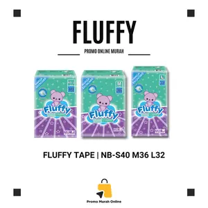 Fluffy Tape NBS40 M36 L32 Clothlike Tipe Perekat Anti Bocor Anti Ruam Sehalus Kain