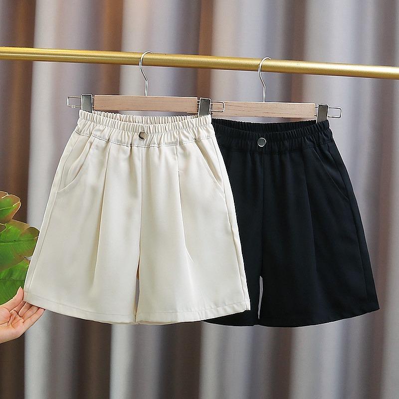 Quần Đùi Lụa Lạnh Cho Trẻ Em, Cho Bé Gái, Thích Hợp Cho Mùa Hè, Phong Cách Hàn Quốc, Hợp Xu hướng, Thích Hợp Cho Bé Gái 6 Tuổi, 8 Tuổi Và 10 Tuổi, Ngọt Ngào Và Dễ Thương, Quần Đùi Mỏng, Có Cỡ 120-170 4