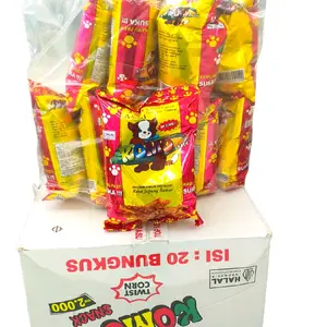[1 BALL] Komo Jagung Bakar Besar 38gr isi 10pcs - Camilan Kering Praktis & Lezat untuk Acara Khusus atau Sehari-hari - Keripik