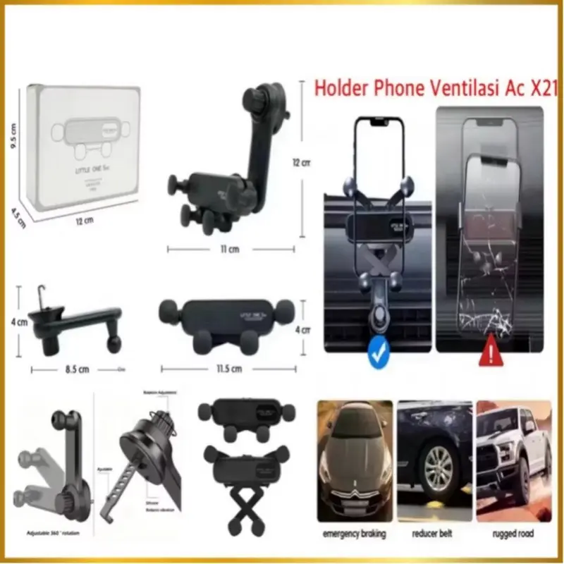 ￼Holder Hp Ventilasi AC Mobil X21 Phone Vent Car Mount Holder Ventilasi AC Mobil