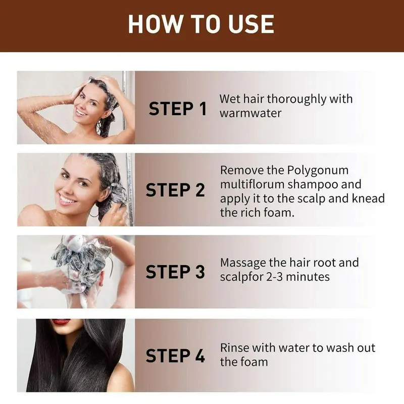 VIRAL DAN TERBARU! SHAMPO Black Herbal Natural Penyamar Rambut dan Penghilang Uban Permanen Usia Muda 300 ml - COD (Bayar Di Tempat) 2