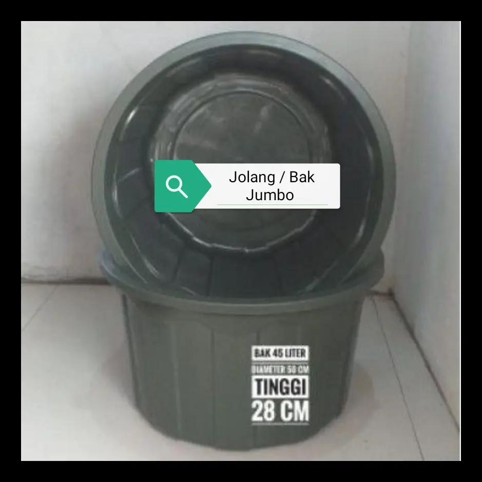 Bak 45 Besar / Baskom Air Jumbo / Jolang Jumbo Polaris