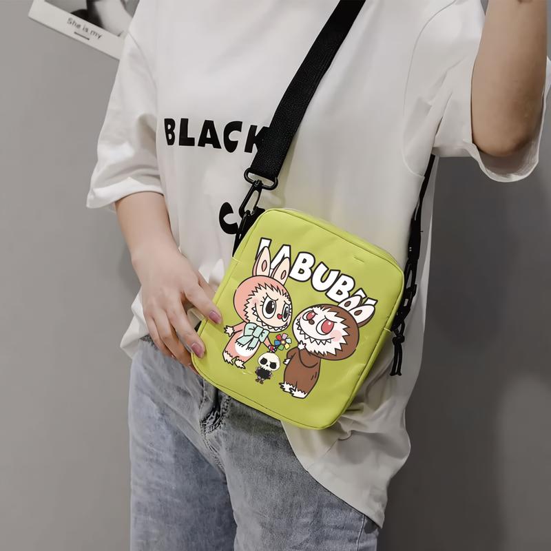 PVJ Tas Labubu Selempang Anak Sekolah SD Laki Laki Perempuan Fashion 3