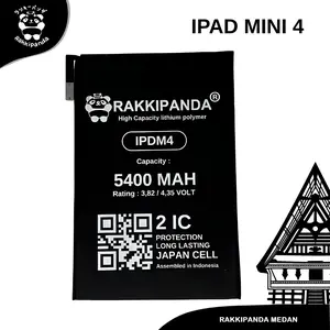 RakkiPanda Compatible With iPad Mini 4 A1538 / A1550 / A1546 Batre Batrai Baterai