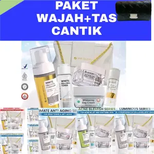 PAKET WAJAH MS GLOW KEMASAN BARU+ TAS CANTIK