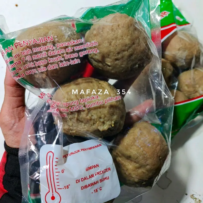 baso urat jumbo kombinasi daging sapi dan ayam isi 5 butir Food Instan Frozen 1