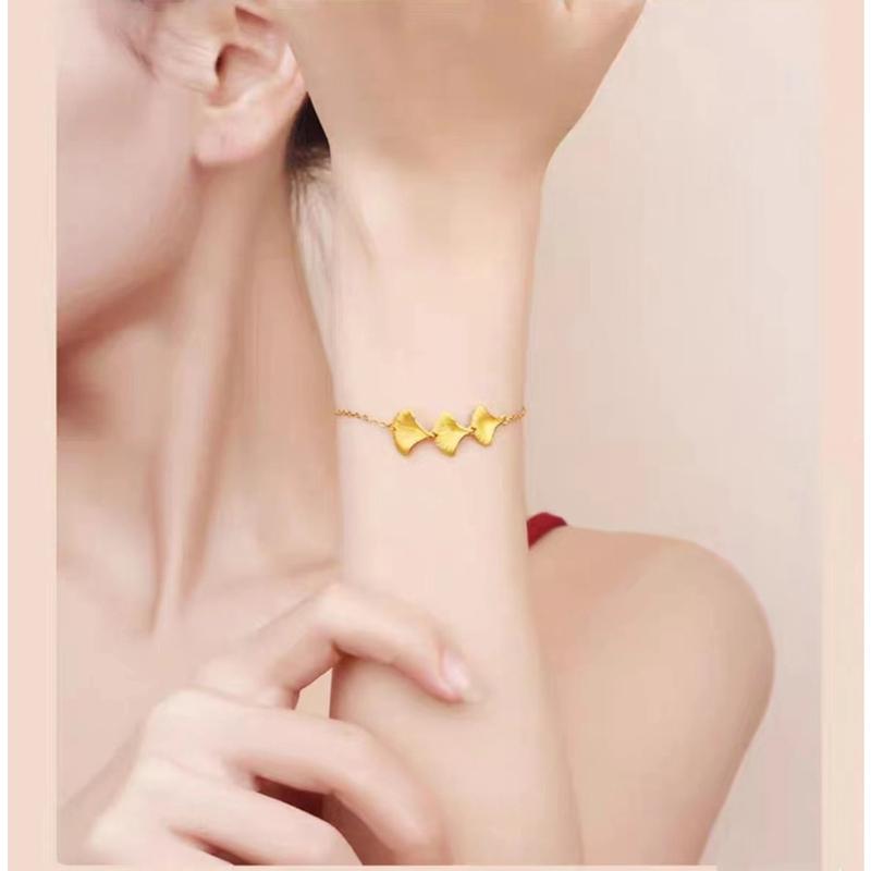 Product Introduction of SS24 Brass Gilding Necklace Bracelet Ring Women's Set 18
