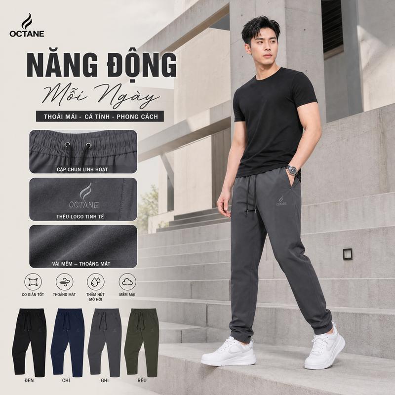 (GIÁ TẬN XƯỞNG) Quần Kaki Nam Lưng Thun - Chất Vải Mềm, Co Giãn, Thấm Hút, Không Bai Xù, Chuẩn Form.