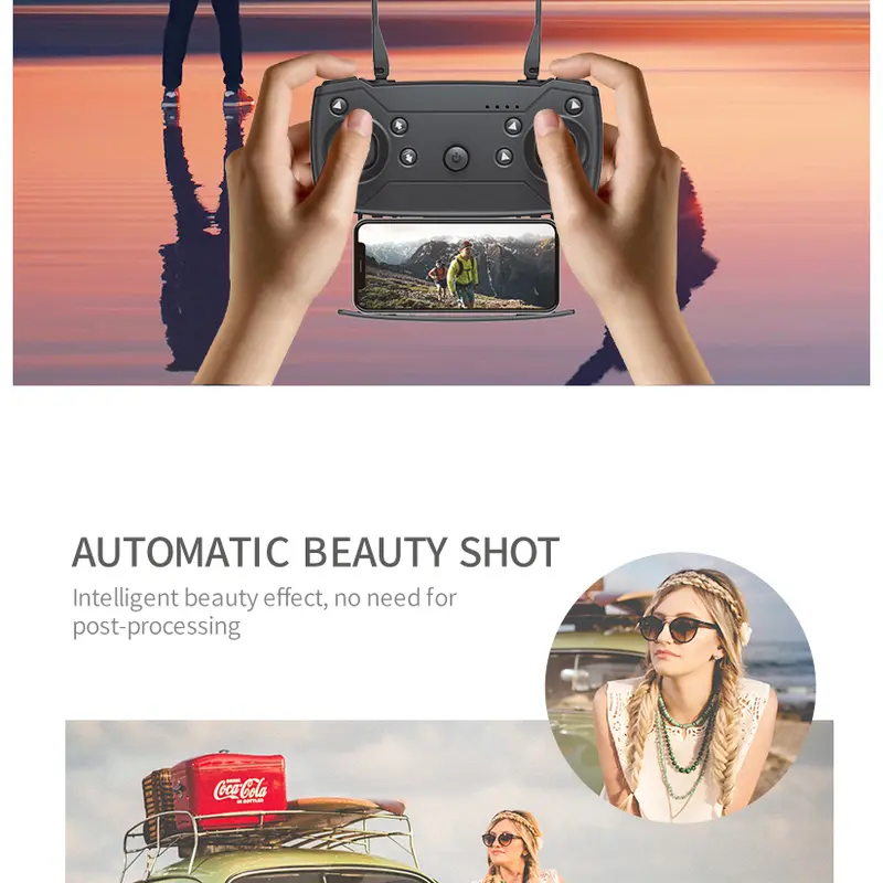 【❤️Siap mengirimkan❤️】 Drone E88 Pro  model baru  model terlaris  mengambil foto 4