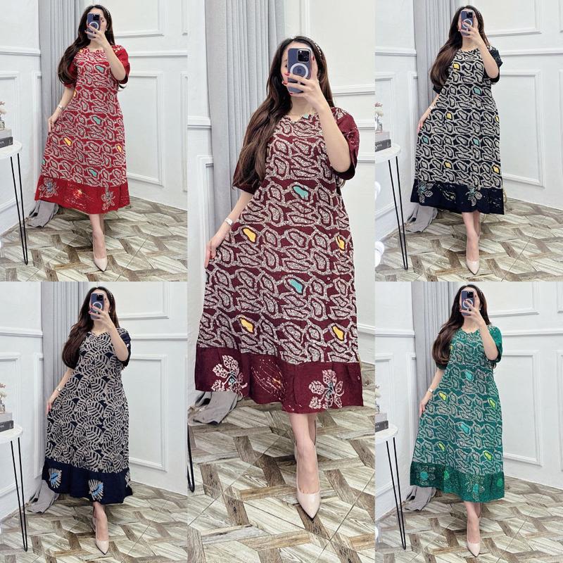 DASTER CAP MAURA JUMBO BUSUI RESLETING DEPAN BAHAN RAYON TEBAL BISA COD 1