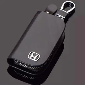 Super Laris Bahan Kulit Branded Premium Dompet STNK HONDA Gantungan Kunci Mobil Motor Logo honda