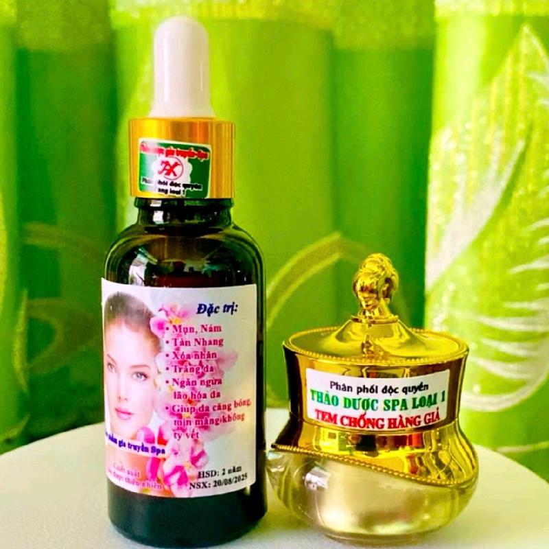 Combo Tái Tạo Da Gia Truyền bong da li ti Sạch Nám Mụn Tàn Nhang