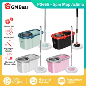 [COD] GM Bear Pel Lantai Praktis P0465 - Spin Mop Aclima Pel Lantai Spin Mop