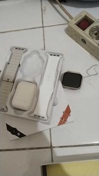 Product Review of [BELI 1 DAPAT 4] JAM SMARTWATCH I8ULLTTRA 2 TALI -TWS- JAM TANGAN FASHION - PELACAK KALORI - PELACAK DENYUT JANTUNG from M**n 0