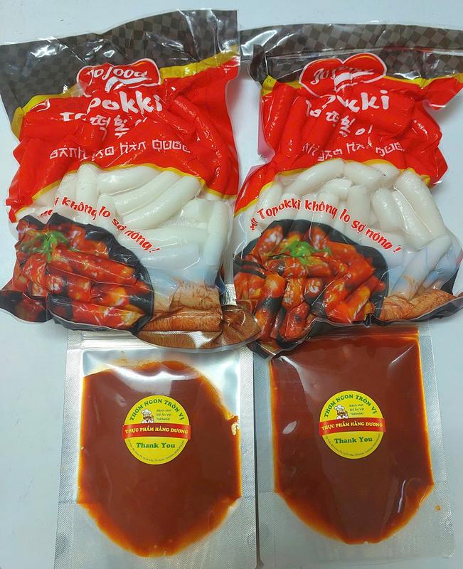 1Kg Bánh gạo JOFOOD+ 200G Sốt tương ớt Hàn Quốc