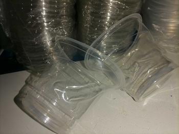 Product Review of [50pcs / 100pcs] Plastic PP Y Cup with Lids SET! (8oz, 12oz, 16oz, 22oz) 95mm for Milktea Plastic Cups from J**n ** M**a 0