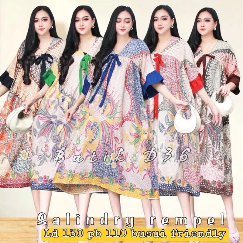 SEMERBAK BATIK ORI DASTER RAYON PREMIUM SALINDRY REMPEL BUSUI FRIENDLY AKSEN TALI
