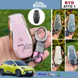 Sarung Remote Atto 1 BYD 2026/2025 Cover Kunci Casing Smartkey Pelindung Keyless Premium / Dynamic EV Seagull
