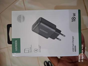 Product Review of UGREEN Charger Android 18W Adaptor + Kabel USB Type C from J**y 2